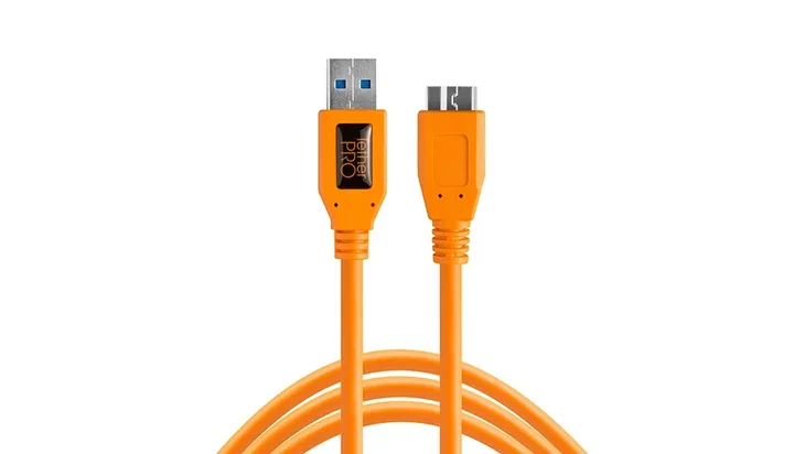 kabel-microusb-tether-tools-cu5454-pomaranczowy