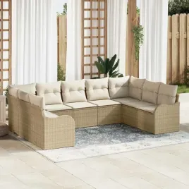 vidaxl-9-czesciowy-zestaw-kanap-ogrodowych-z-poduszkami-bezowy-poli-rattan