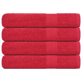 vidaxl-reczniki-do-sauny-4-szt-czerwone-80x200-cm-bawelna-100percent