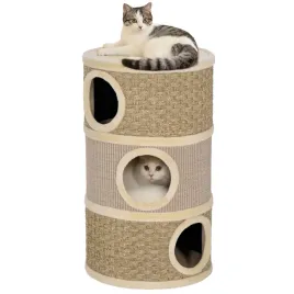 drapak-dla-kota-wieza-legowisko-koty-3-poziomy-hideout-sisal