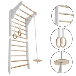 drabinka-gimnastyczna-kinder-wood-bialy-drewno-eu