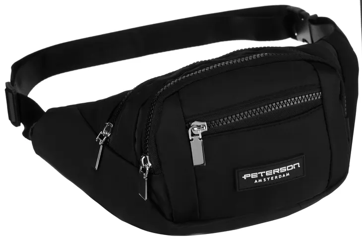 Saszetka damska crossbody nerka na pas biodra pojemna sportowa wzór