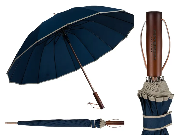 Duży parasol Peterson rządowy długi XL parasolka premium przeciwdeszczowa