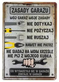 tabliczka-garazowa-zasady-garazu-or305x214mmordekoracyjna-tablicaor-vintage