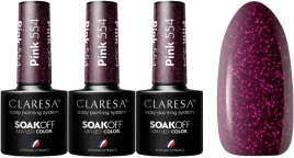 3-x-claresa-lakier-hybrydowy-pink-554-5g-4mass