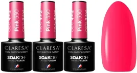 3-x-claresa-lakier-hybrydowy-pink-530-5g-4mass