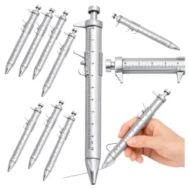 10x-suwmiarka-z-dlugopisem-0-100mm-czarny-2w1-linijka-narzedzie-pomiarowe