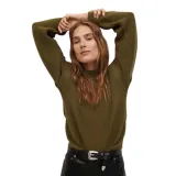 sweter-damski-mango-khaki-klasyczny