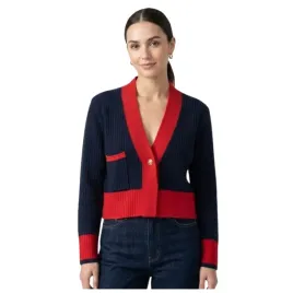 sweter-damski-rodier-granatowy-rozpinany-z-kieszonka-krotki-luzny