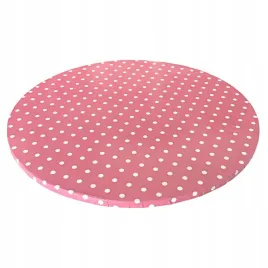 podklad-pod-tort-dla-dziewczynki-okragly-rozowy-w-kropki-baby-shower-30-cm