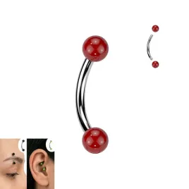 kolczyk-banan-do-brwi-daith-piercing-z-kulkami-akrylowymi-ba13-czerwony