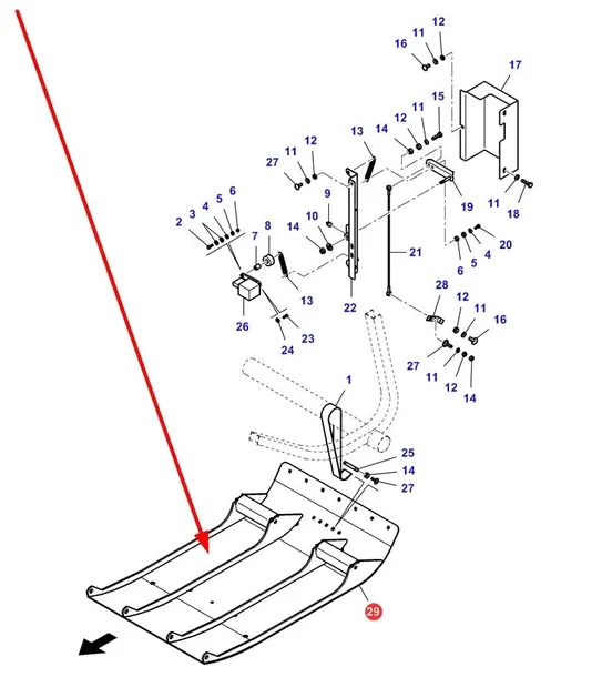 la323410150-ploza-hederu-do-systemu-autolevel-numer-katalogowy-czesci-la323410150