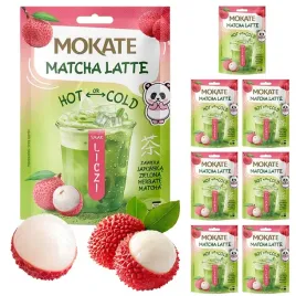 zestaw-japonska-herbata-matcha-latte-zielona-liczi-mokate-40g-7-sztuk