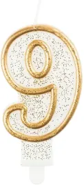 swieczka-cyfra-9-urodziny-zloty-kontur