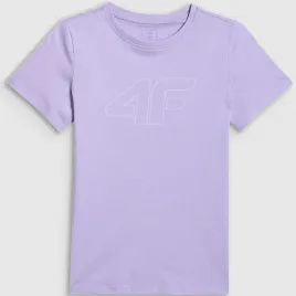 koszulka-dziewczeca-4f-t-shirt-sportowy-regular-basic-logo-fioletowy-128