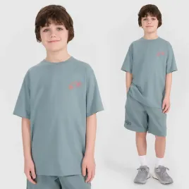 koszulka-chlopieca-4f-sportowa-bawelniana-oversize-t-shirt-turkusowa-140
