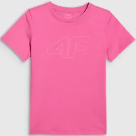 kkoszulka-dziewczeca-4f-t-shirt-sportowy-regular-logo-basic-rozowy-152