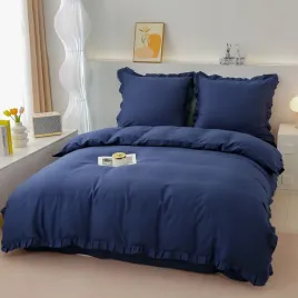 posciel-premium-z-bawelny-220x200-z-granatowa-falbana