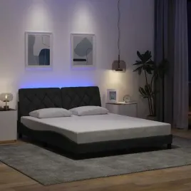 vidaxl-rama-lozka-z-led-bez-materaca-ciemnoszara-160x200-cm-tkanina