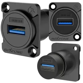 gniazdo-panelowe-tablicowe-typu-d-usb-3-0-czarne-obustronne-roxtone-rau3d-b