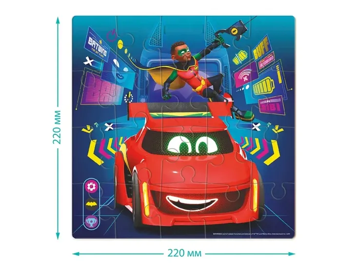 puzzle-20-batwheels-czerwony-ptak-marka-dodo
