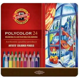 kredki-polycolor-24-kolory-opakowanie-metalowe-3824-koh-i-noor