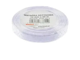 brewis-wstazka-satynowa-biala-w-kropki-12mm-22m