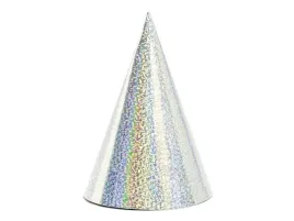 czapeczki-holograficzne-srebrne-16cm-6szt