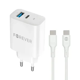 forever-ladowarka-sieciowa-pd-qc-tc-07-30ac-1x-usb-c-1x-usb-30w-biala-kab