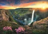 puzzle-2000-wodospad-haifoss-islandia-trefl-czas-rozgrywki-do-2-godzin