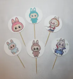 6x-pikery-toppery-papierowe-do-babeczek-muffinek-z-labubu-dwustronne