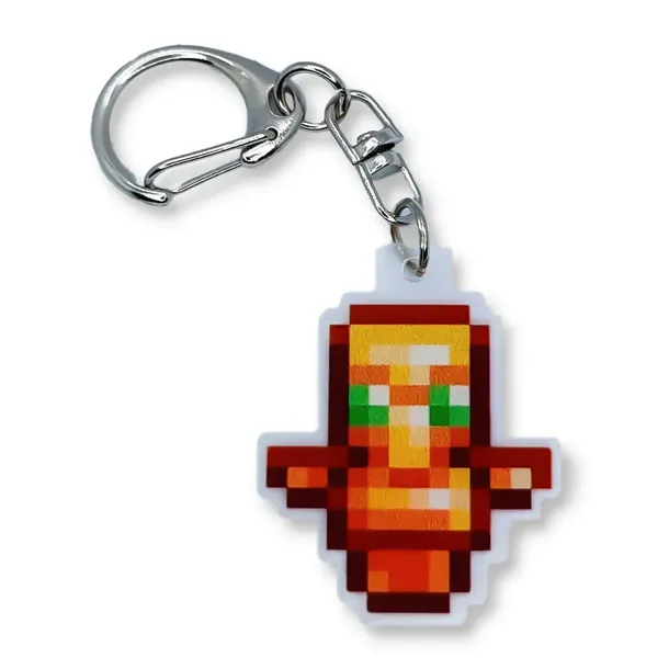 Brelok MINECRAFT Totem Nieśmiertelności Zawieszka Prezent DO KLUCZY Torebki