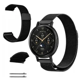pasek-do-honor-watch-5-pro-metalowy-bransoleta-opaska-zegarek-22mm-czarny