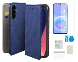 etui-z-klapka-do-samsung-galaxy-a57-5g-pokrowiec-niebieski-folia-ochronna