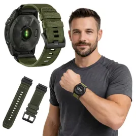 pasek-do-garmin-fenix-5-6-7-8-47mm-pro-nylonowy-opaska-bransoleta-zielony