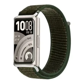 pasek-do-huawei-band-11-band-11-pro-nylonowy-bransoleta-zielony-mocny
