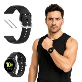 pasek-do-garmin-vivomove-vivoactive-3-forerunner-venu-silikon-czarny-opaska