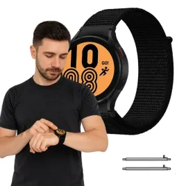 pasek-do-xiaomi-redmi-watch-5-lite-nylon-czarny-opaska-mocny-trwaly-22mm
