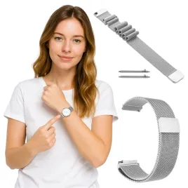 pasek-do-garmin-forerunner255s-265s-vivoactive-venu4s-metalowy-srebrny-18mm