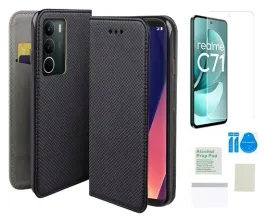 etui-z-klapka-do-realme-c71-4g-czarny-case-smart-magnet-folia-ochronna