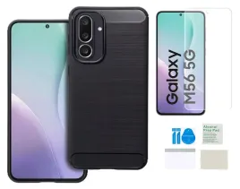 etui-karbon-do-samsung-galaxy-m56-5g-czarny-case-plecki-folia-ochronna