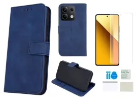 etui-z-klapka-do-xiaomi-redmi-note-13-5g-skorzane-kolory-folia-ochronna