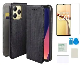 etui-z-klapka-do-realme-c61-czarny-obudowa-smart-magnet-folia-ochronna-tpu