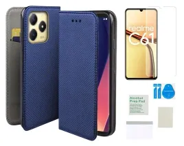 etui-z-klapka-do-realme-c61-niebieski-obudowa-smart-magnet-folia-ochronna