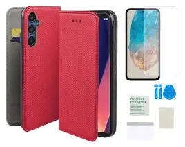 etui-z-klapka-do-samsung-galaxy-m35-5g-magnet-case-czerwony-folia-ochronna