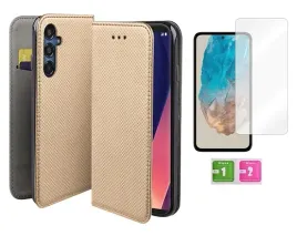 etui-z-klapka-do-samsung-galaxy-m35-5g-zloty-smart-magnet-szklo-na-ekran