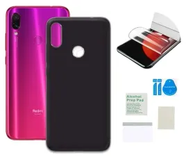 etui-matowe-do-xiaomi-redmi-note-7-czarny-obudowa-folia-ochronna-szklo-tpu