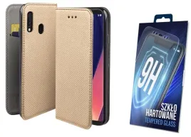 etui-z-klapka-do-samsung-galaxy-a20e-zloty-case-obudowa-szklo-na-ekran-9h