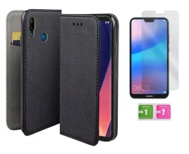 etui-z-klapka-do-huawei-p20-lite-magnet-czarny-obudowa-szybka-na-ekran-9h