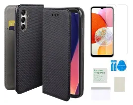 etui-z-klapka-do-samsung-galaxy-a14-4g-5g-czarny-folia-ochronna-na-ekran